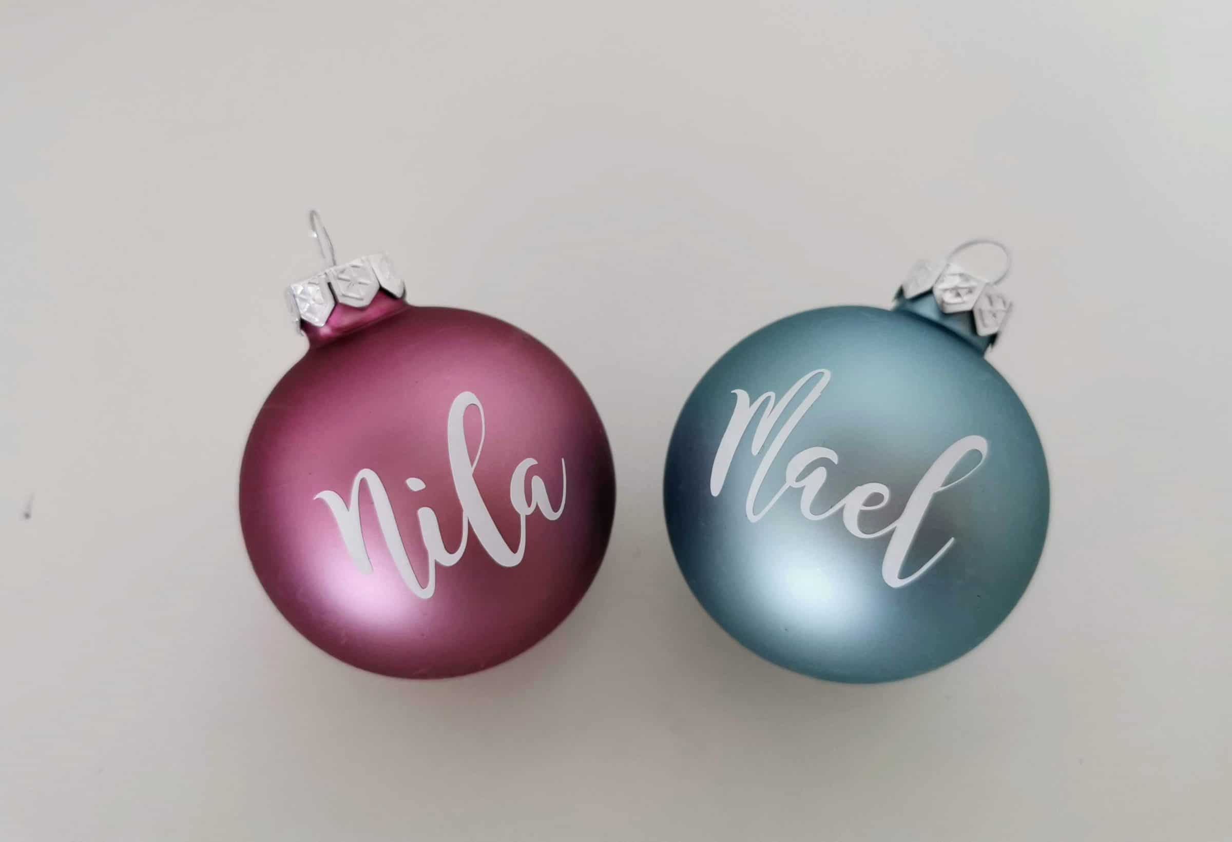 Weihnachtskugel personalisiert - Hotschgufe